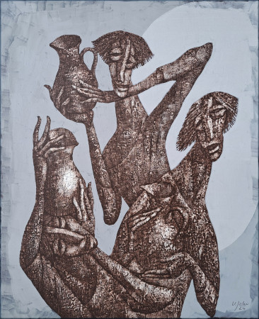 Naplňme číše,akryl,110x90